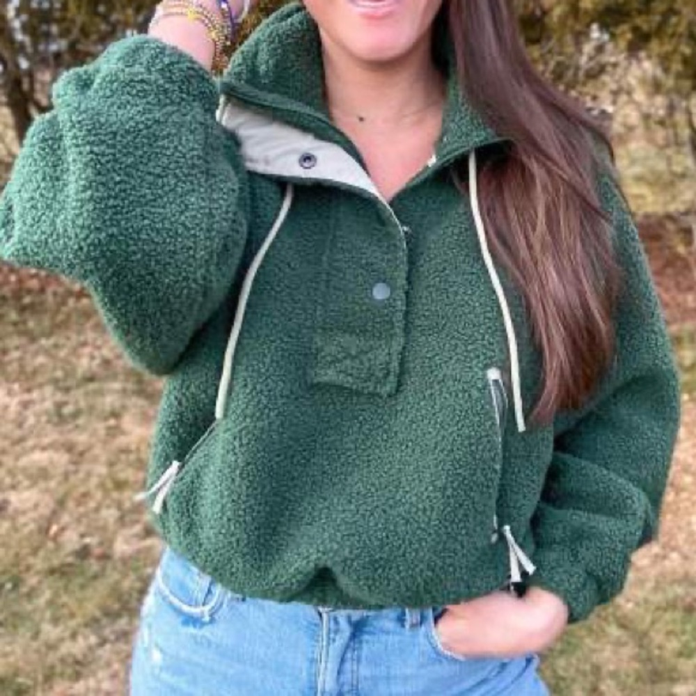 Universal Thread Green Fleece Hoodie